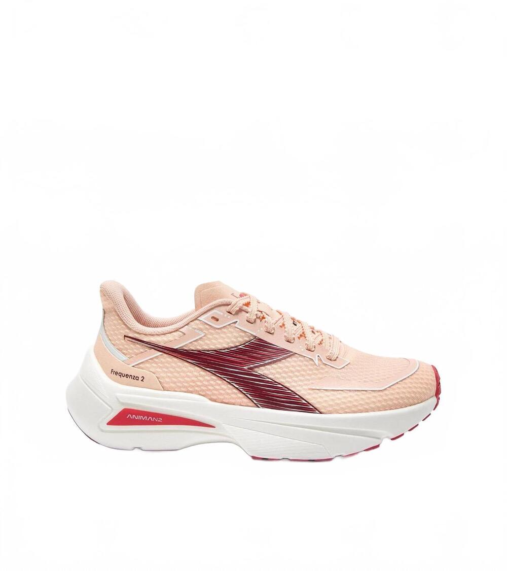 NEW DIADORA women's frequenza 2 running shoes in scallop shell winery